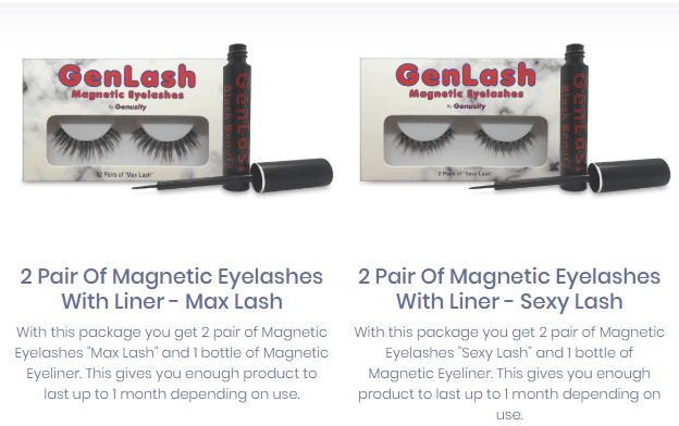 genpro eyelashes screenshot